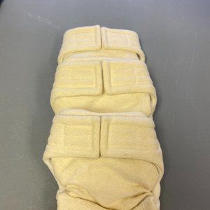 3 Happy Hempy Fitted Pocket Diaper Medium Natural